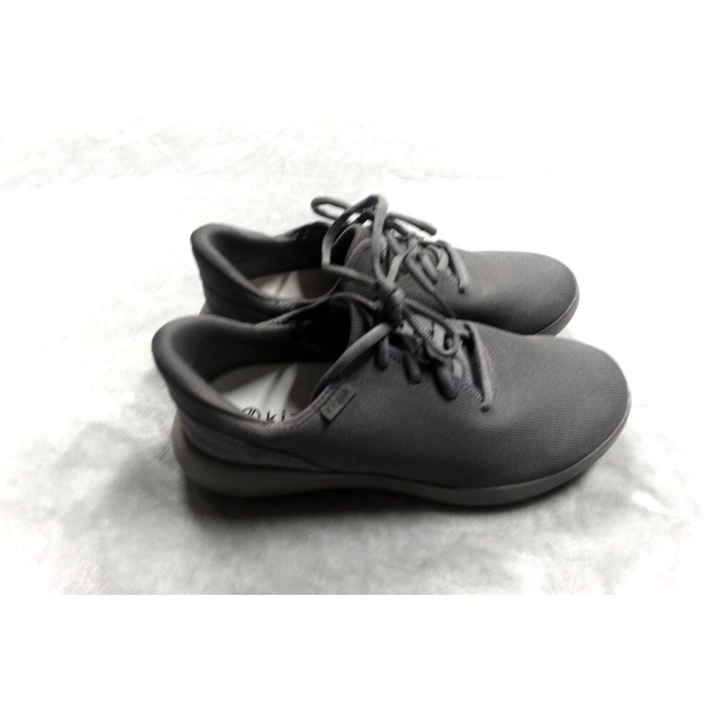 Kizik Madrid Eco-Knit Mens 9 Women's 10.5 Gray Slip-On‎ Hands-Free Sneakers